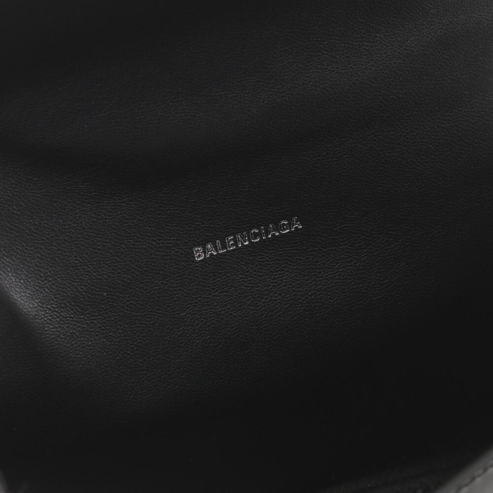 Balenciaga HOURGLASS XS Handbag Leather Black - Picture 4 of 4